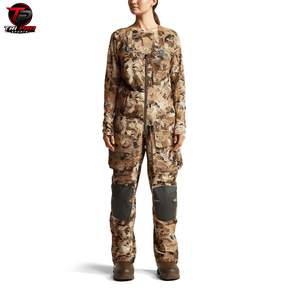 Overol de Camuflaje para Niños, Impermeable, para Invierno, para Caza al Aire Libre, con Paneles Reforzados en las Rodillas, Cierre Frontal Completo - Product Image 2