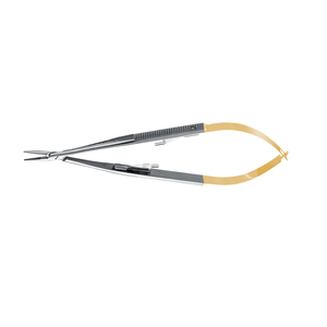 Micro Straight Castro Perma Sharp Needle <b>Holder</b> 14 cm Surgical Dental Instrument Stainless Steel Precision Suturing Kit - Product Image 4