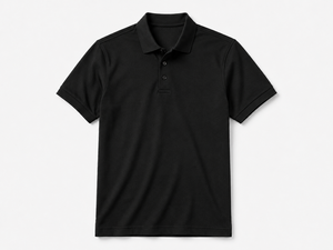 Polo en coton uni pour homme, manches courtes, col classique, décontracté, coupe ajustée, tricoté, logo personnalisé, OEM ODM, vente en gros - Product Image 4