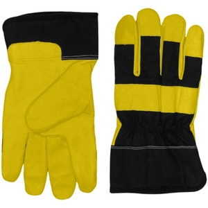 Guantes de Trabajo Industriales de Cuero Reforzado Canadiense, Protección para Manos y Brazos, Resistentes al Calor - Product Image 1
