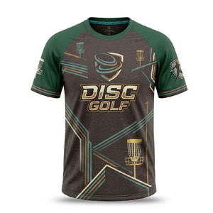 Polo de Disc Golf Premium, Diseño Personalizado OEM/ODM, Tela Elástica, Camiseta Cómoda para Torneos, de Fábrica - Product Image 1
