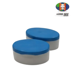 LONGNEW OEM Capuchon à rabat bicolore personnalisé en ABS/PP/PC |   Fermeture de bouteille ovale en plastique pour shampoing et cosmétiques - Product Image 2