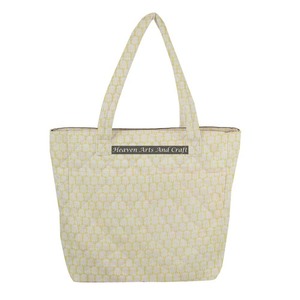 Bolso acolchado de lona de un solo hombro para mujer, bolso de compras acolchado de gran capacidad, bolso de compras de hombro personalizable - Product Image 1