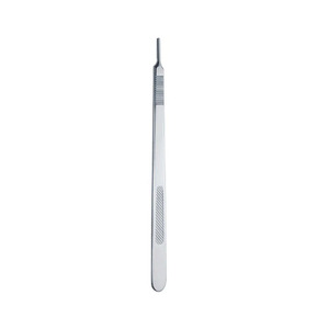 Manche de scalpel chirurgical jetable professionnel avec support de lame BP extra long - Product Image 3