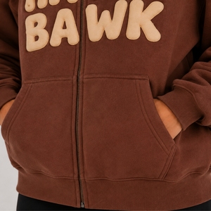 Sudadera con capucha de forro polar de color liso premium para mujer, estilo urbano, cómoda, de invierno, suave al tacto, con estampado personalizado. - Product Image 4
