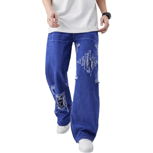 Jeans Anchos para Hombre al por Mayor, Estilo Retro Clásico, Holgados, Hip Hop, Vintage, Streetwear - Product Image 2