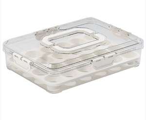 Caja hermética para almacenamiento de alimentos, caja transparente para frutas y verduras, cajas para huevos, cajas para almacenamiento de condimentos - Product Image 1