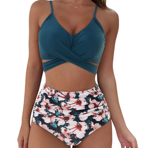 Oem Wholesale Rate Women Sublimation Bikini Set Breathable Comfortable lightweight cheap rate Women Sublimation Bikini Set - Product Image 1