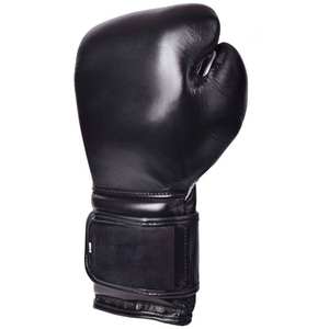 Guantes de Boxeo Negros de Piel Genuina 100% de Primera Calidad OEM, Guantes Personalizados para Sparring, Guantes de Entrenamiento de Boxeo CP-BG-47 - Product Image 3