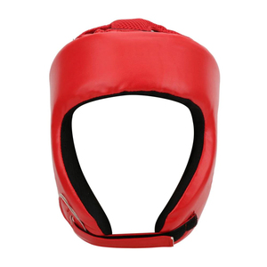 หมวกกันกระแทกสำหรับคิกบ็อกซิ่ง PU แบบครึ่งใบ ป้องกันศีรษะสำหรับคาราเต้ มวยไทย ฟรีไฟท์ MMA ซานด้า ฝึกซ้อม ผู้ชาย ระบายอากาศได้ดี ป้องกันอย่างมีประสิทธิภาพ - Product Image 2