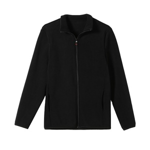 Veste en toile molletonnée de haute qualité avec logo brodé sur le devant, style streetwear, fermeture éclair, chaude pour l'hiver, écologique, pour hommes - Product Image 2