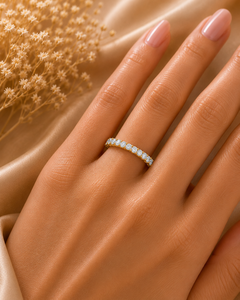 Anillo de Diamante Cultivado en Laboratorio con Corte Redondo, Plata 925, Oro de 9kt, 14kt, 18kt, Anillos de Diamantes para Compromiso de Mujer - Product Image 2