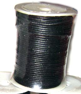 Cordones trenzados de algodón 2,0 de 100% mm, acabado encerado para bolsos, prendas, zapatos, Textiles para el hogar - Product Image 1