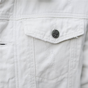 Vestes en jean décontractées pour hommes fabriquées en gros par l'usine, en grande quantité, vestes en jean en toile tendance pour hommes - Product Image 5