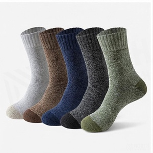 NORTH APPROACH Crew <b>Socks</b> Wool Nylon <b>Thick</b> <b>Winter</b> Hiking Outdoor Sports Solid Color Adults Knitted <b>Socks</b> - Product Image 3