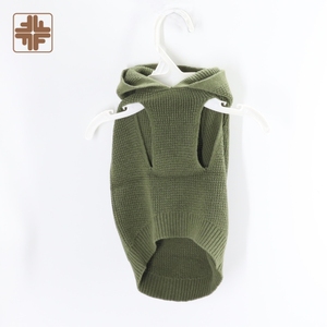 Pull à capuche pour animaux de compagnie en velours lavable, classique et moderne, de qualité supérieure, pour le printemps et l'automne - Product Image 1
