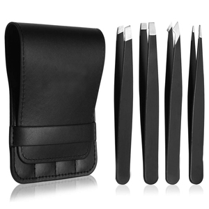 Kit de Pinzas para Cejas, Servicio OEM, Profesional, Alta Calidad, Acero Inoxidable, Puntas Reutilizables, 4 Piezas, con Logotipo Personalizado - Product Image 3