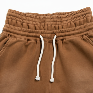 กางเกงขาสั้นผู้ชายผ้าฝ้ายสำหรับฤดูร้อน ทรงหนา สไตล์เรโทร ล้างสีแบบวินเทจ เอวสองชั้น ลายพ่นสีรุ้ง สไตล์ลำลองแนวสตรีท - Product Image 4