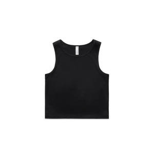 Womens Cropped Vest Breathable Polyester Tank <b>Top</b> New Arrival Casual Active Wear Wholesale Crop Tank for Fitness - Product Image 1