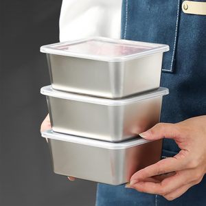 Cajas Metálicas Apilables para Almacenamiento de Alimentos de Alta Calidad, Fáciles de Abrir, a Prueba de Fugas, Mini Contenedores Pequeños para Alimentos al por Mayor - Product Image 3