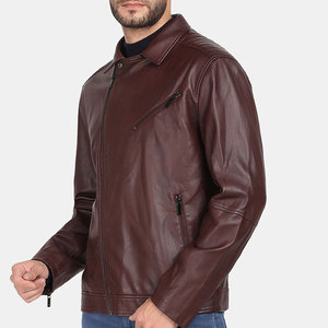 Bulk Quantity Customized Packing <b>Men's</b> Biker Leather <b>Jacket</b> Winter Collection Great Personality <b>Men's</b> Leather <b>Jacket</b> - Product Image 4