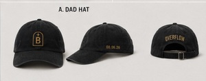 Unisex 6-Panel Baseball Cap 100% Polyester Premium Soft Breathable Waterproof Curved Brim Adjustable Metal Buckle Customizable - Product Image 1