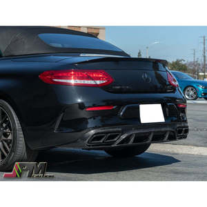 ดิฟฟิวเซอร์หลังคาร์บอนไฟเบอร์สำหรับรถยนต์เมอร์เซเดส-เบนซ์ C205 C-Class Coupe AMG Sport Package C63 ปี 2015-2020 - Product Image 1