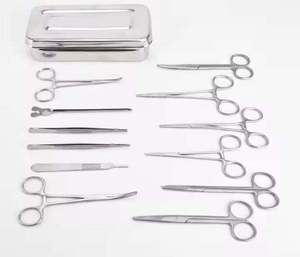 Customized Size Dressing Scissors Straight Curved Silver German Stainless Steel Manual Instrument Set DC-S-9 for General Surgery - Product Image 1