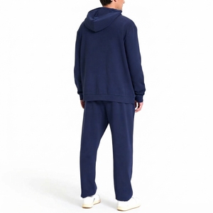 Ensemble de survêtement décontracté pour homme : sweat à capuche zippé et pantalon de jogging ample – Tenue de sport 2 pièces – Vente en gros - Product Image 6