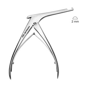 <b>Neurosurgery</b> Spine Orthopedic Surgical <b>Instruments</b> Laminectomy Bone Rongeur Manual Kerrison Rongeurs 1mm 5mm Up-Bite 40 Degree - Product Image 1