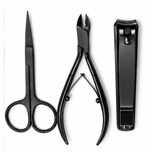 7 in 1 Stainless Steel <b>Nail</b> <b>Kit</b> with Clipper for Manicure Portable Adult Use Professional Durable Manan Instruments - Product Image 3