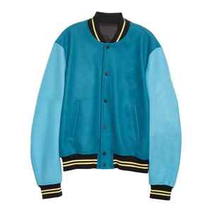 Chaqueta Varsity de Invierno para Hombre de Alta Calidad con Cuello Alto y Logotipo Frontal Personalizado, Bordado, Estilo Béisbol, Talla Grande - Product Image 6