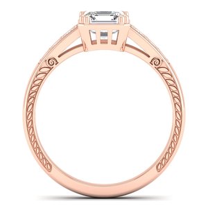 REYES GRA Certified 0.87ct Moissanite <b>Ring</b> Luxury Design 925 Sterling <b>Silver</b> Engagement <b>Rings</b> Luxury Wedding Gift Fine Jewelry - Product Image 4