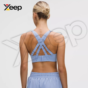 XEEP สปอร์ตบราโยคะคุณภาพสูงสำหรับผู้หญิง รุ่น XC-SB-63 สายรัดปรับได้ ระบายอากาศดี แผ่นรองถอดออกได้ รองรับได้ดี แห้งเร็ว - Product Image 2