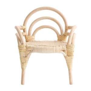 Sillas de Ratán Cuadradas con Respaldo de Alas para Bebés, Muebles Infantiles para Cuarto de Niños, Ratán Natural Ecológico Hecho a Mano, Asientos para Niños - Product Image 1