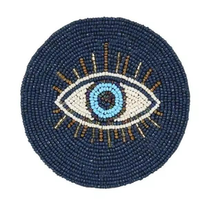 Ensemble de dessous-de-verre et sets de table CRYSTAL CRAFT thème citron pour cuisine, broderie perlée, faits main, logo personnalisé, couleur personnalisée, éco-responsable - Product Image 4