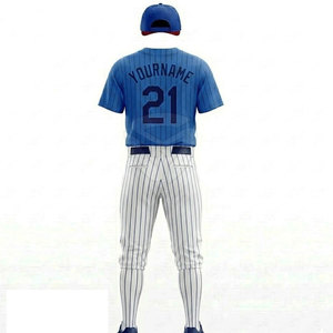 Ensemble d'uniformes de baseball fiables pour hommes, tissu doux, design respirant, idéal pour l'entraînement, les matchs, les clubs et les activités sportives d'équipe - Product Image 5