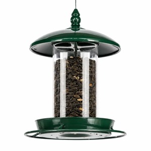 Mangeoire à oiseaux décorative en métal à suspendre pour jardin et terrasse extérieurs - Product Image 3