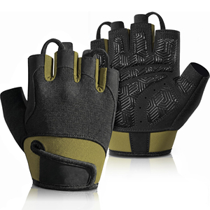 Guantes de Levantamiento de Pesas Unisex con Palma Acolchada, Soporte para el Agarre, Guantes Transpirables para Entrenamiento de Gimnasio, Protección para las Manos para Entrenamiento de Fuerza y Fitness - Product Image 4