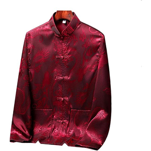 Veste de style chinois pour femmes, en mélange de coton et de polyester, col mandarin - Product Image 2