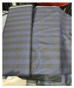 Tissu mélangé à rayures pour blazer, pantalon, uniforme, confection de vêtements, rouleau de tissu - Product Image 1