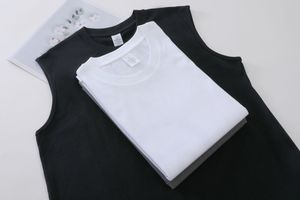 เสื้อกล้ามผู้ชายผ้าฝ้ายเรียบ 230gsm เสื้อกล้ามผู้หญิงระบายอากาศดี สั่งทำได้ ขายดีช่วงซัมเมอร์ - Product Image 3