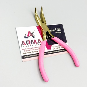 Plasma Gold I-Tip Hair <b>Extensions</b> Plier Hair Pliers for <b>Micro</b> Nano Ring Hair <b>Extensions</b> Opener and Removal Tool with Logo - Product Image 1
