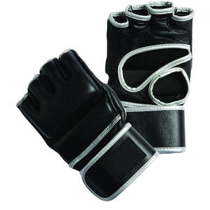 Guantes de Grappling MMA de Alta Calidad Hechos en Pakistán, Cuero Sintético Resistente a Desgarros, Absorción de Humedad, Medios Dedos/Sin Dedos, para Boxeo - Product Image 1