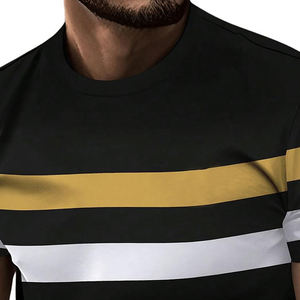 T-shirt ras du cou à manches longues de coupe régulière Essentials pour hommes T-shirt en coton de grande taille T-shirt doux pour hommes - Product Image 4