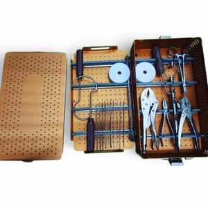 ชุดเครื่องมือร้อยลวดเหล็ก K สำหรับศัลยกรรมกระดูก ทำจากสแตนเลสคุณภาพสูง สำหรับการยึดตรึงกระดูก - Product Image 1