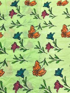 Mull chanderi brush print <b>fabric</b> - Product Image 3