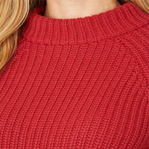 Suéter de Punto Acanalado para Mujer, Cuello Redondo, Suave y Cálido, Manga Larga, 100% Lana, Antipilling, Prenda de Punto Premium - Product Image 5