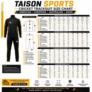 Chándal de Cricket TAISON SPORTS 300 GSM de Poliéster Interlock Premium, Paneles en Contraste Verde y Negro, Logotipo Personalizado del Equipo, Impermeable - Product Image 3