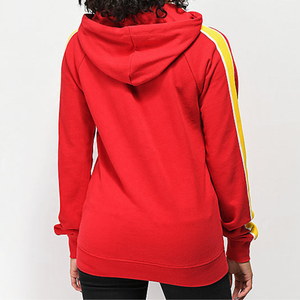Wholesale Custom Pure Color Strip Taping Women Hoodie Women's <b>Polyester</b> Cotton Blend Hoodies - Product Image 5